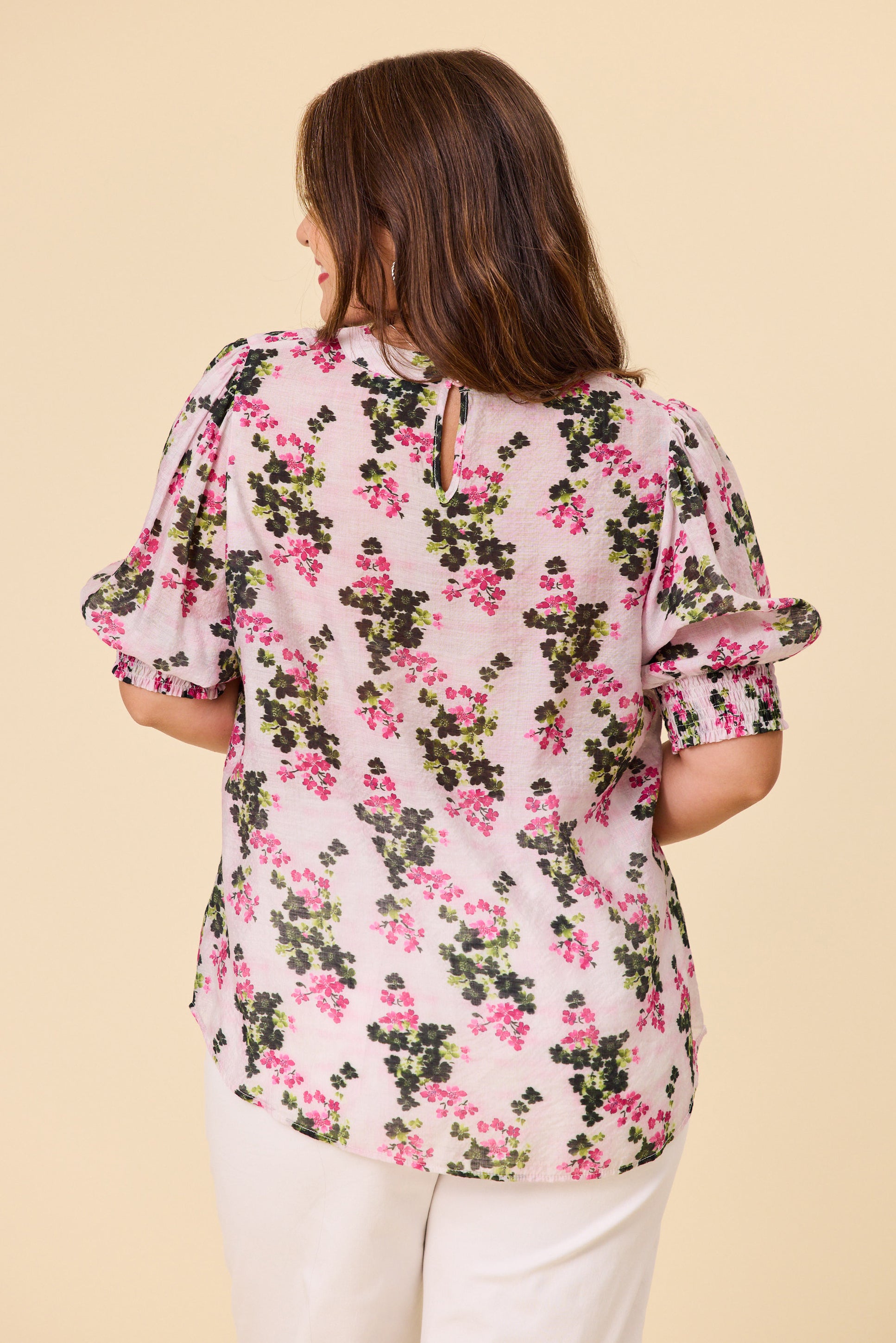 Shae Puff Slv Top in BLOSSOM | TOPS / Dressy