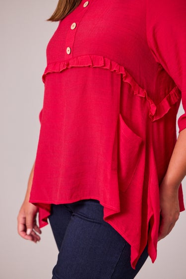 Frill Smock Top